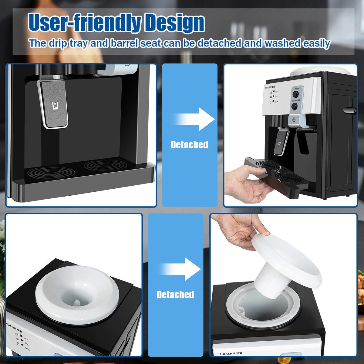Desktop Electric Hot Cold Water Dispenser Q727846