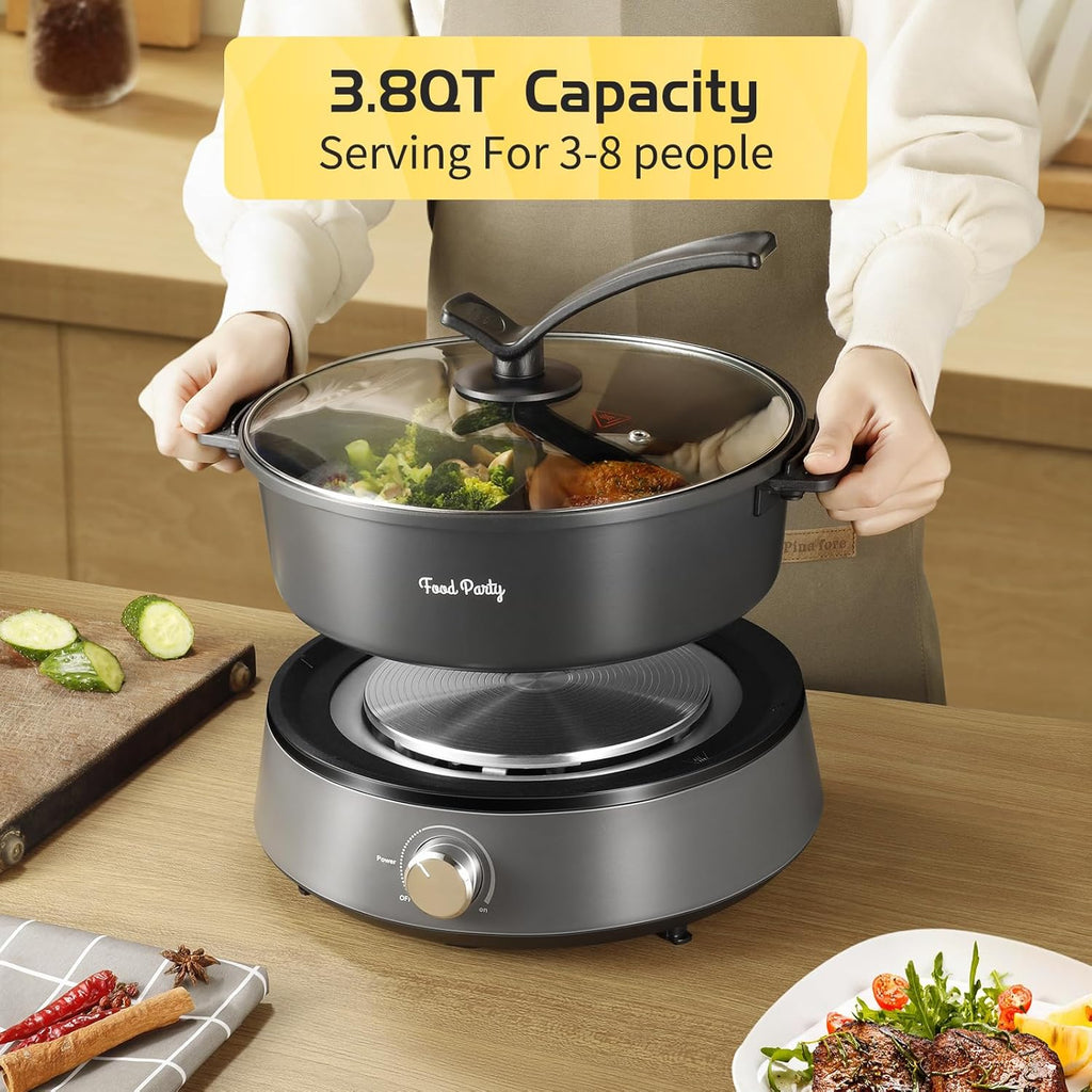 Electric Dual Sided 5L Non-Stick Hot Pot M50614