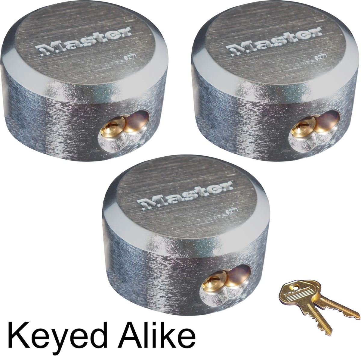 8 Pack Chrome Rekeyable Pin Tumbler Padlock Y799
