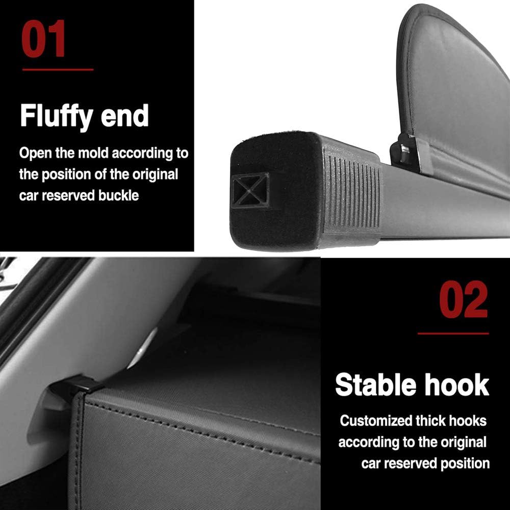 Black Retractable Cargo Cover O30628