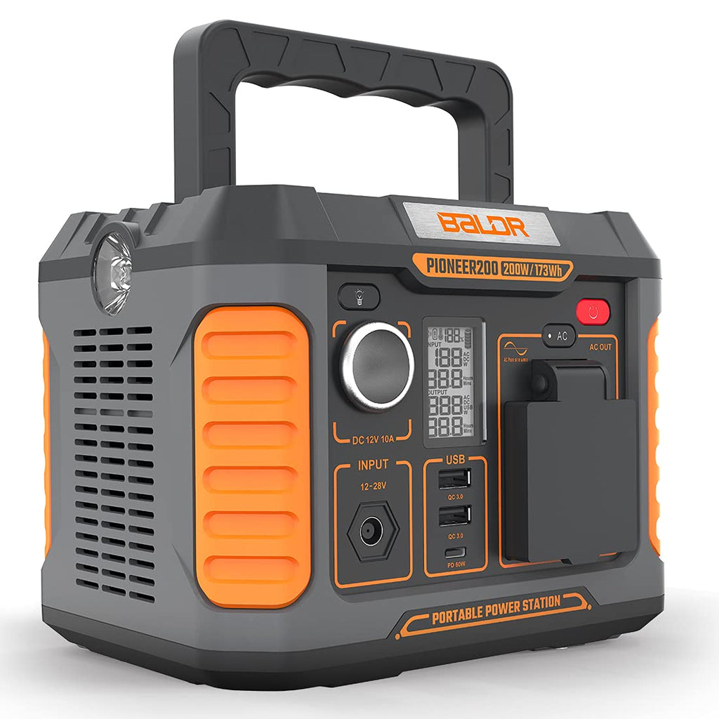 Portable Power Station 500W 461Wh Lithium Battery with 120V Pure Sine Wave Inverter I360