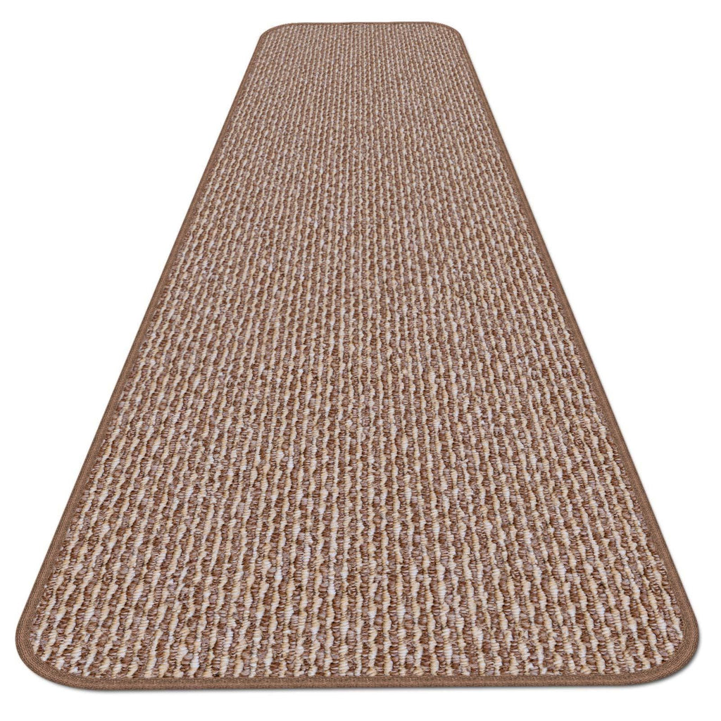 Skid-Resistant Carpet Runner, Praline Brown, 14 ft. x 36 in. G423