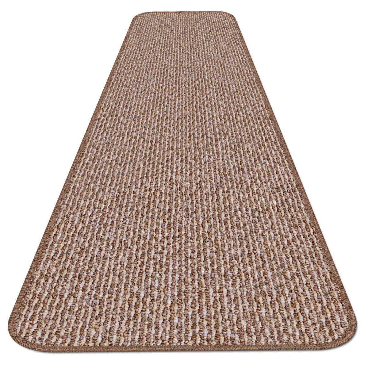Skid-Resistant Carpet Runner, Praline Brown, 14 ft. x 36 in. G423