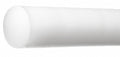 White PTFE Rod Stock 4 ft. L, 1-1/4x22 Dia. N194