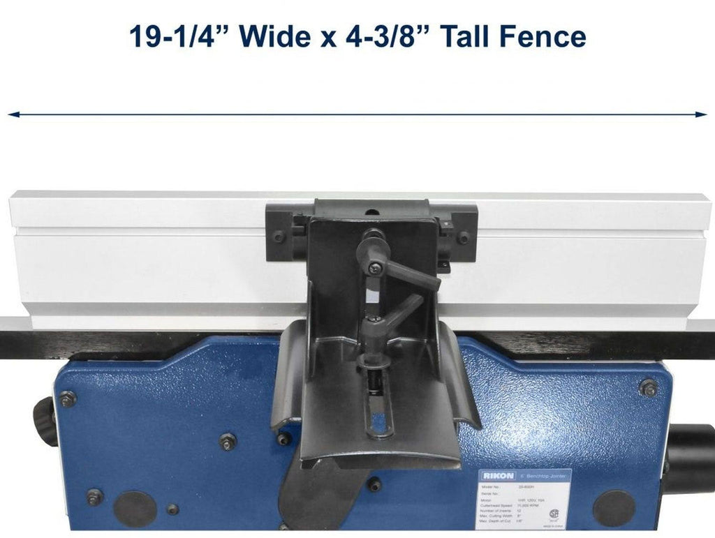 6x22 Benchtop Jointer with Helical Cutter Head Y670
