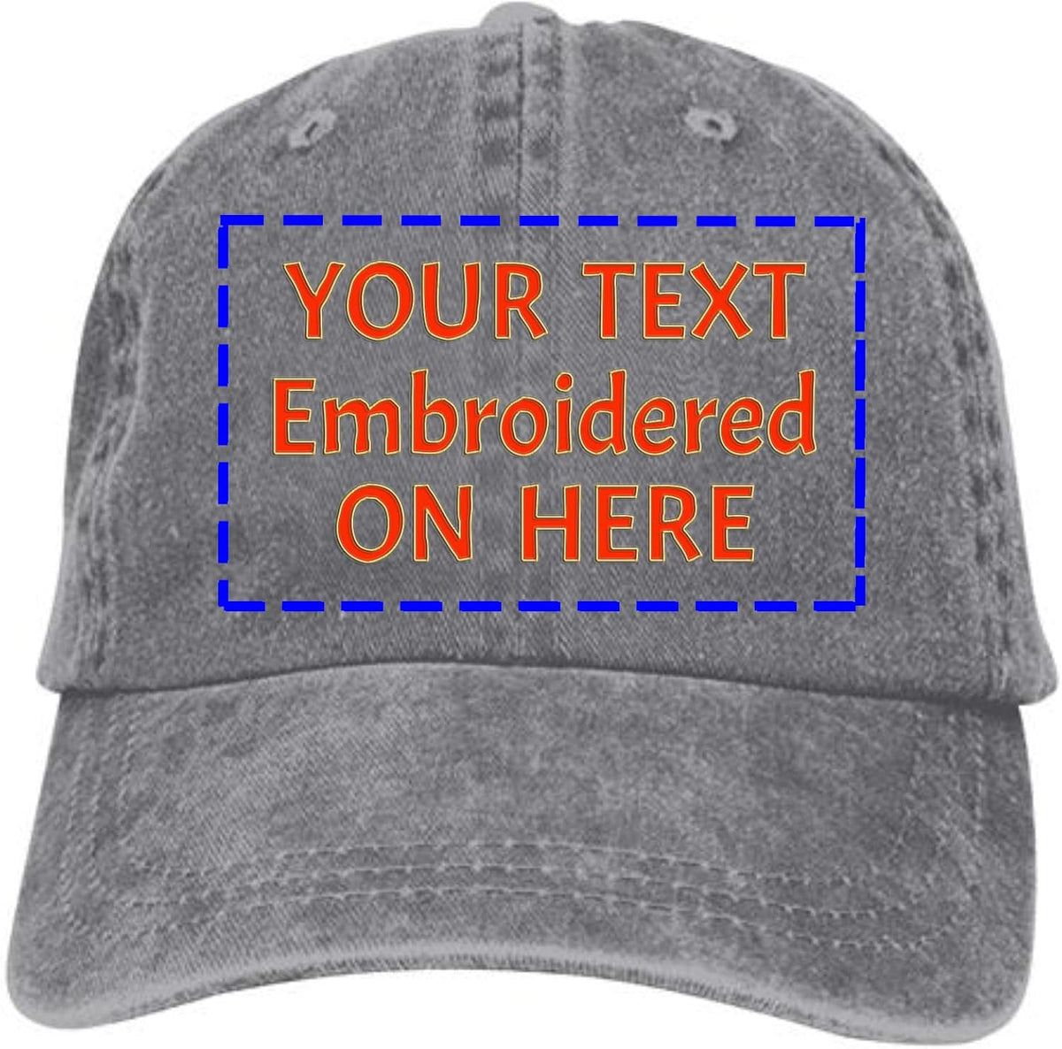 Embroidered Dad Hat with Strap Closure Q563