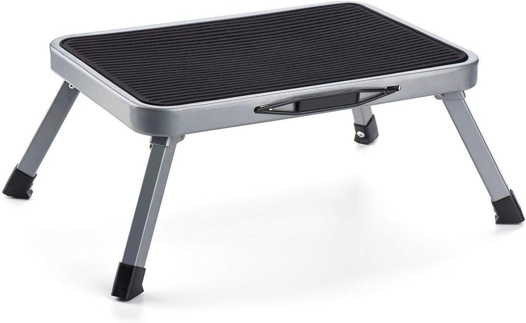 Folding Steel Step Stool with Non Skid Rubber Platform F6294