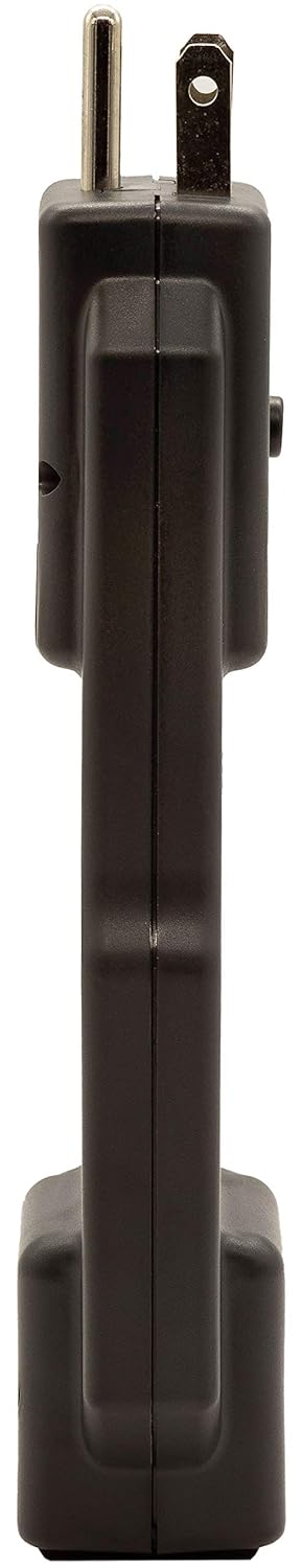 AC Line Splitter and GFCI Outlet Tester with 5 Visual Indicators T7371