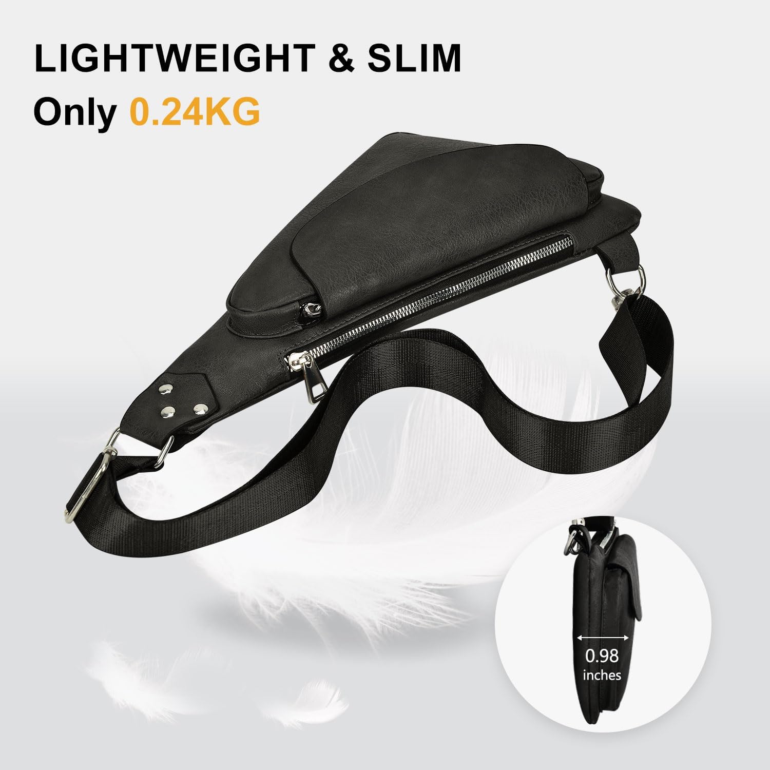 Leather Crossbody Sling Bag S828064