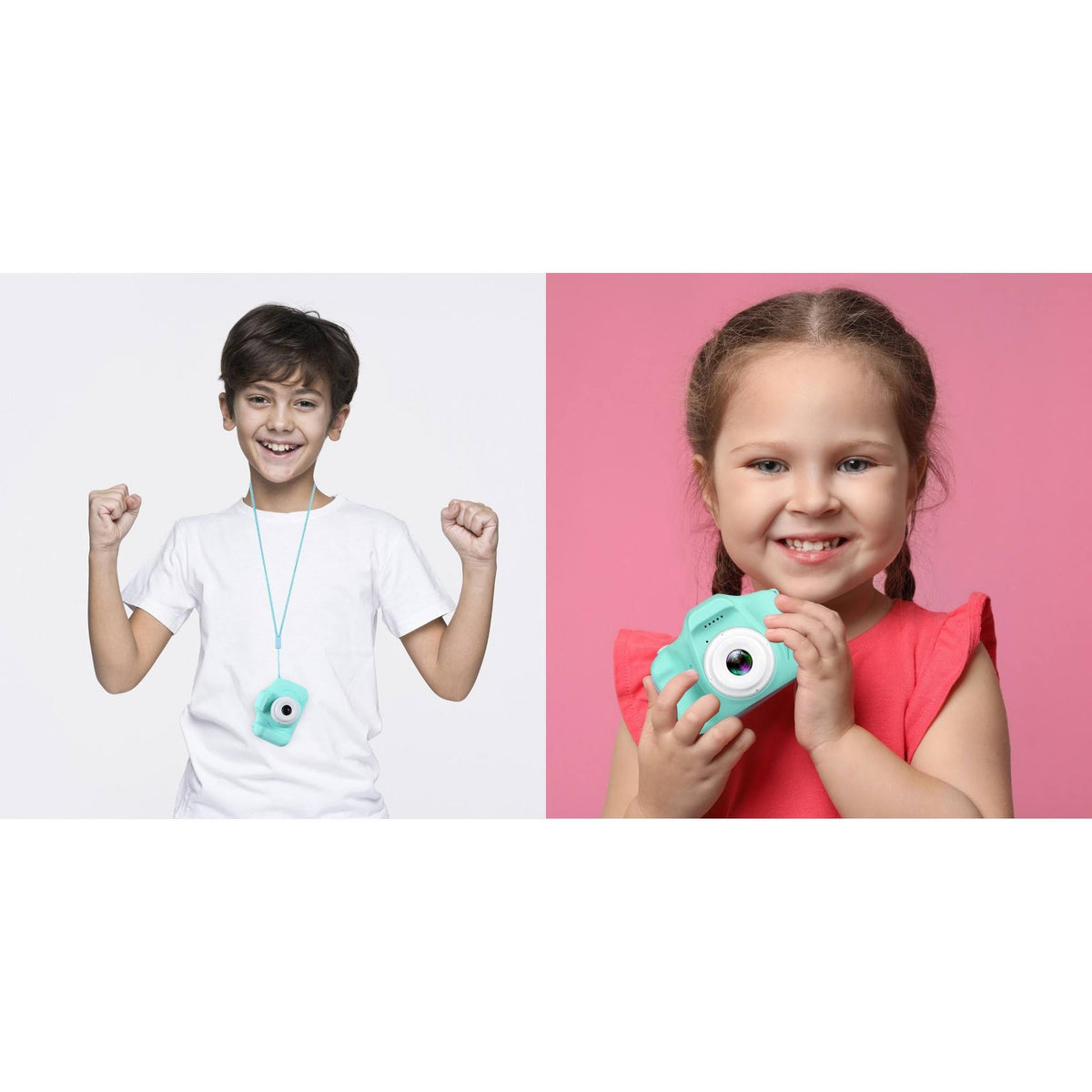 Green 2-Pack 1080p Digital Kids Camera with 32GB SD Card J162270