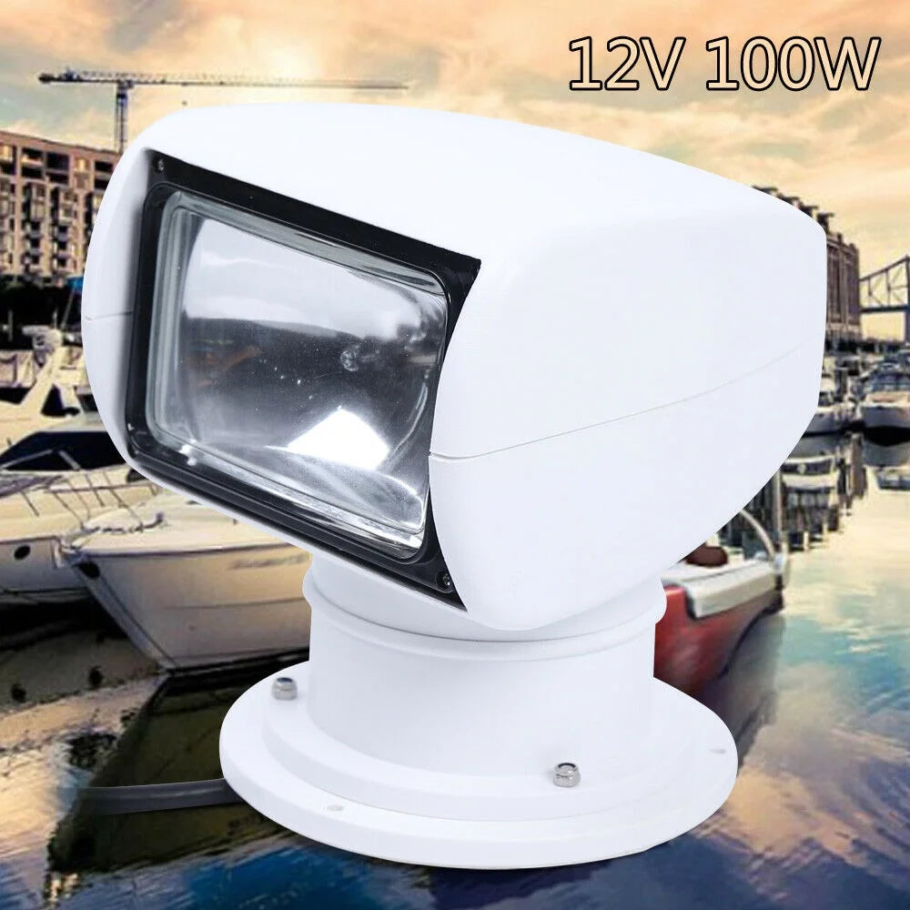 White 12V Remote Control Spotlight L102