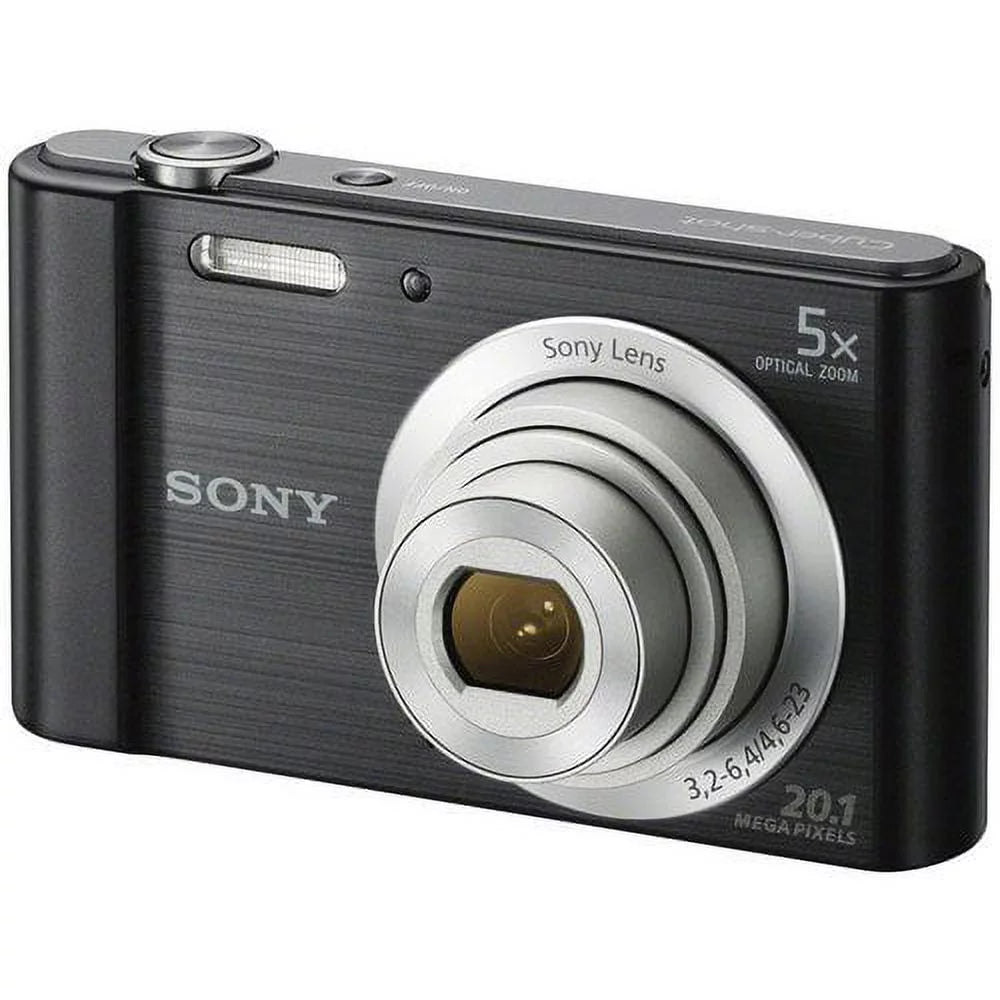 Black Digital Camera with 64GB Accessory Bundle G554