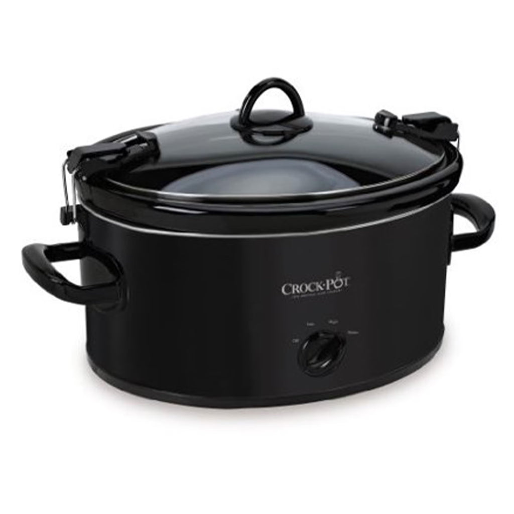 6-Quart Black Manual Slow Cooker Z335229