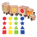 Wooden Pulling Train Building Blocks for Toddlers M438