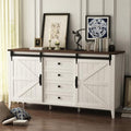 White 4 Drawer Wood Dresser K166