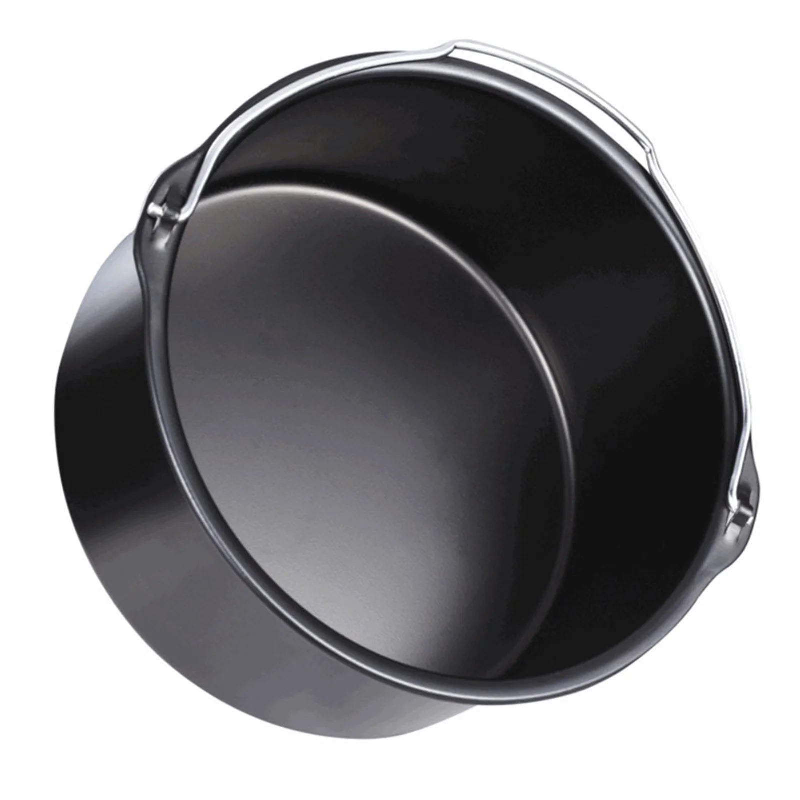 10Pcs Air Fryer Accessory Kit Baking Pan Rack Pizza Tray Metal Holder Cupcake Mould Set X22423