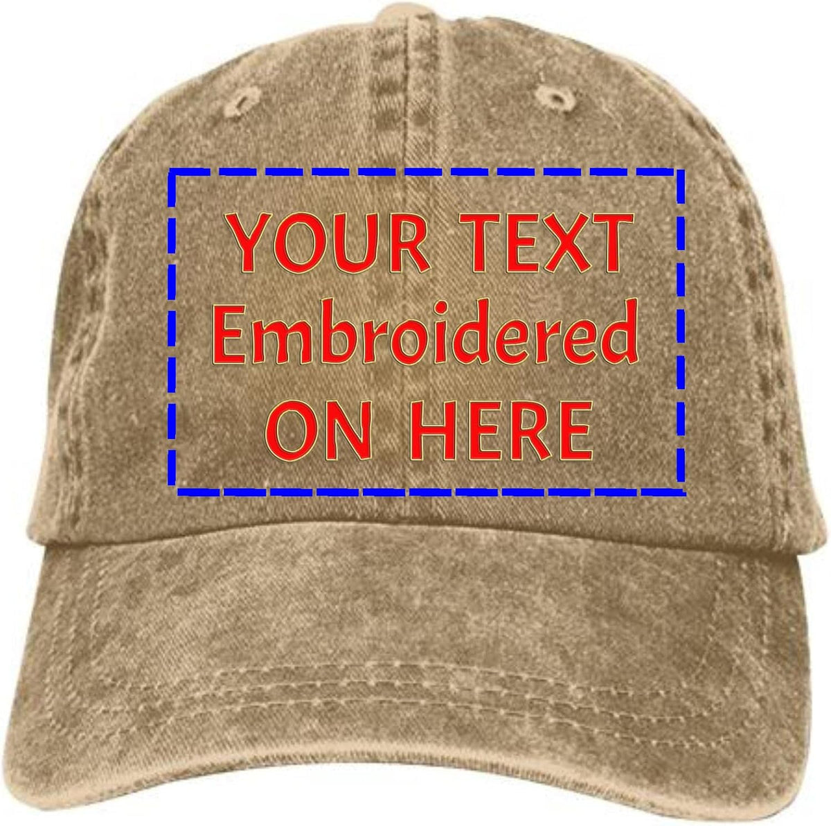 Embroidered Dad Hat with Strap Closure Q563