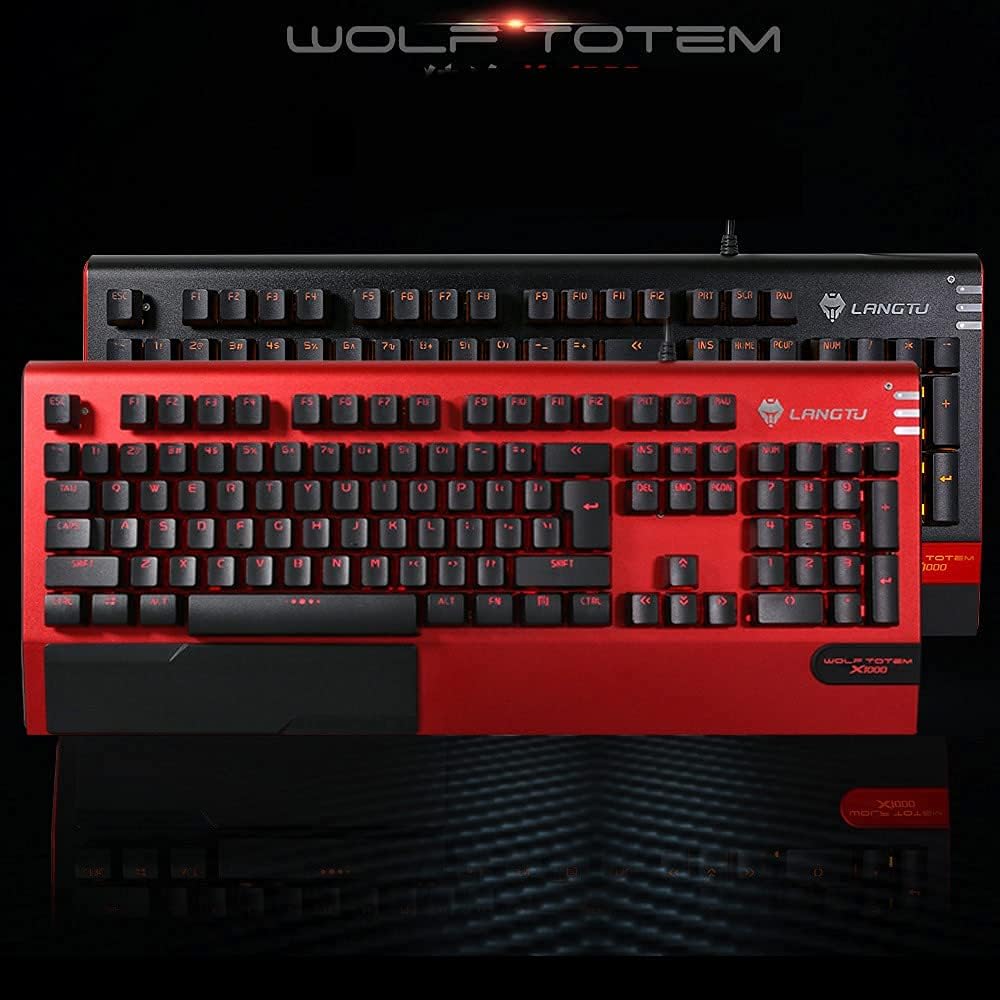 104-Key Mechanical Gaming Keyboard with Mouse and Mouse Pads I8819