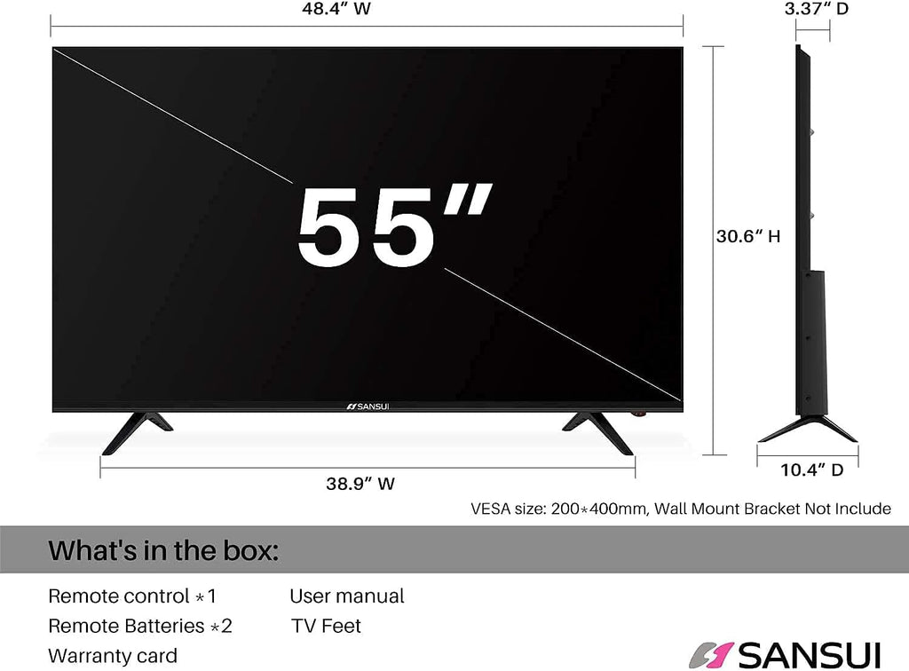 55 inch 4K UHD HDR Smart LED Android TV F2197