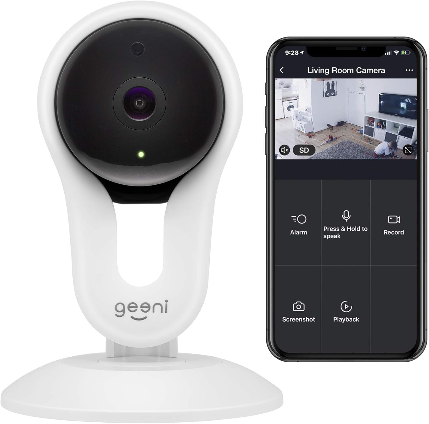 White 2 Pack Indoor Smart Security Camera S661