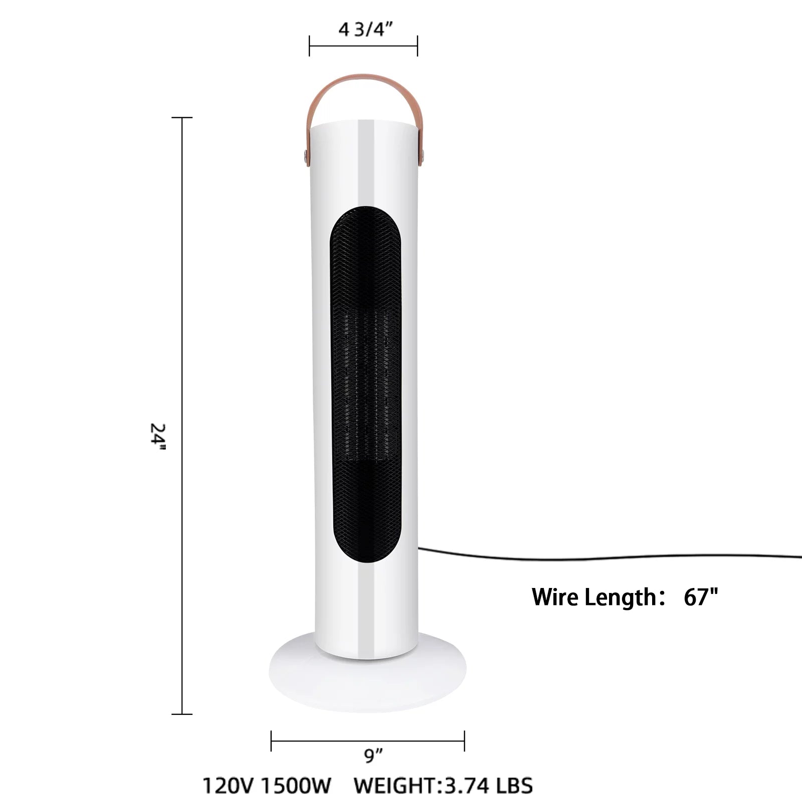 24" Tower Electric Heater I891806