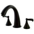 Oil Rubbed Bronze Roman Tub Filler W4894