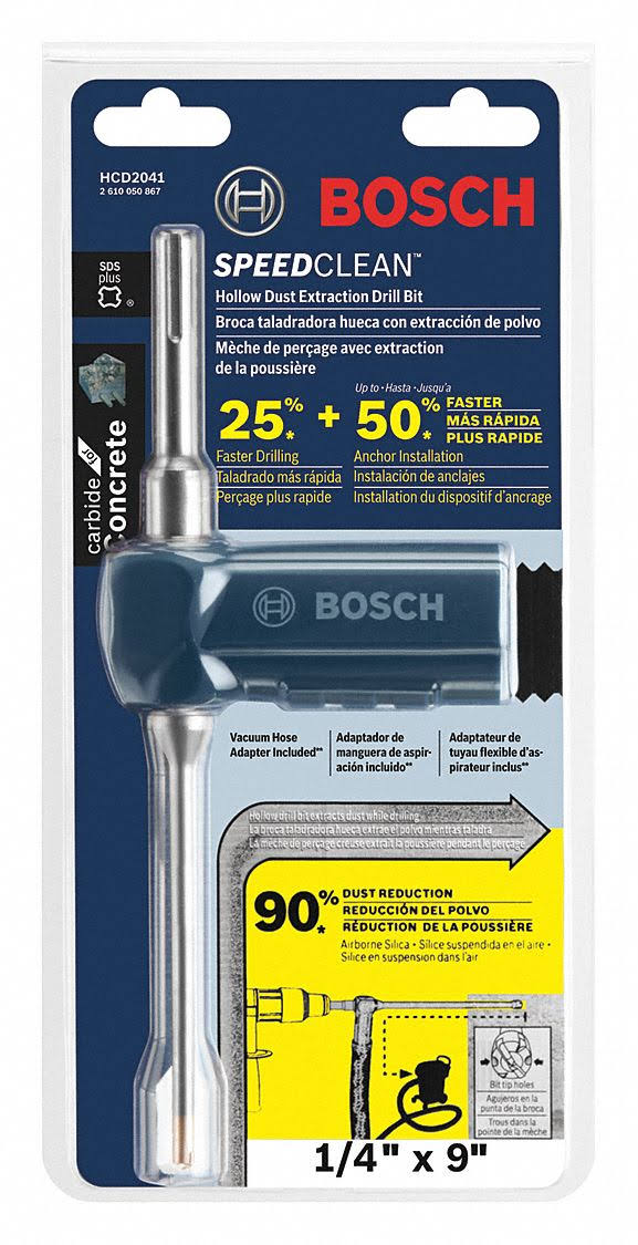 1/4 in. x 9 in. SDS-Plus Dust Extraction Bit F6368