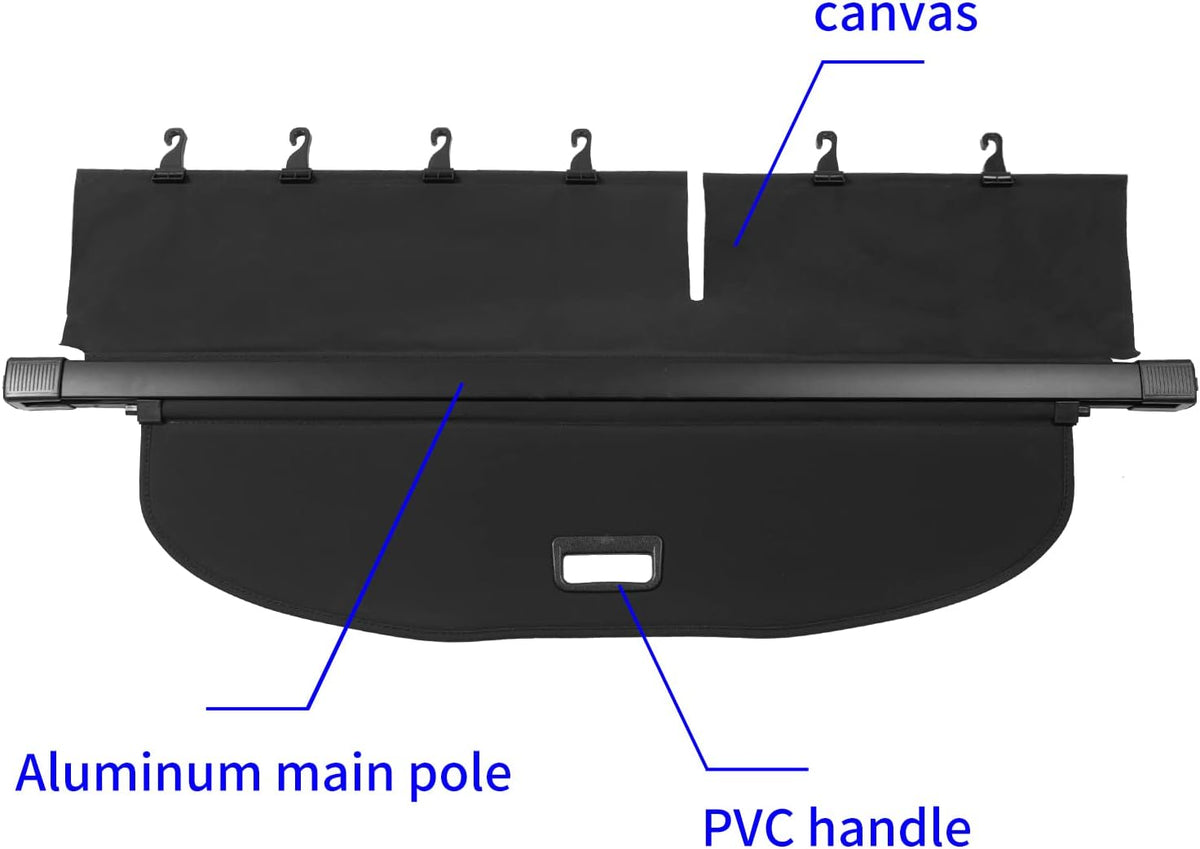 Retractable Cargo Cover for Jeep Cherokee B2272