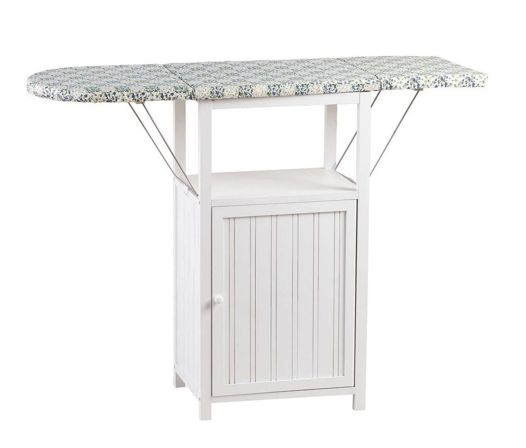 White Ironing Board with Storage Cabinet E78634