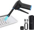 Cordless Air Duster Compressed Air Blower with Rechargeable 6000mAh Battery 40000 RPM Electric Dust Cleaner V55246