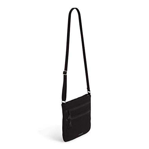 Microfiber Triple Zip Hipster Crossbody Purse G693