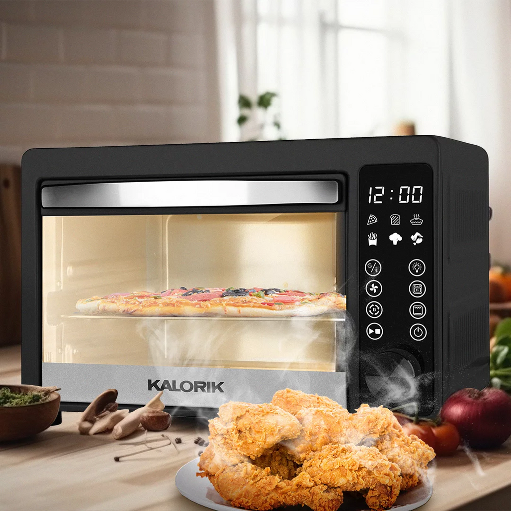 22-Quart Digital Touchscreen Air Fryer Toaster Oven, Black N118005
