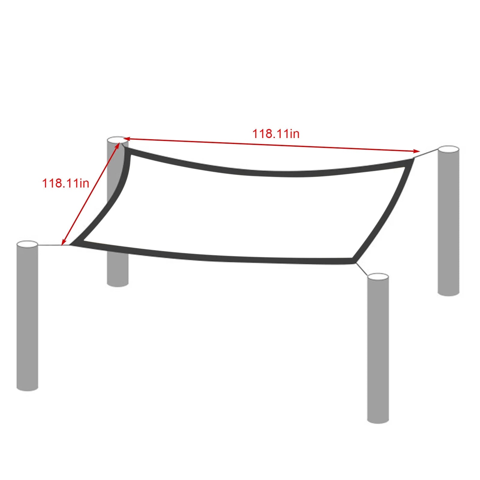 Clear Vinyl Coated PVC Tarps With Rustproof Grommets I679
