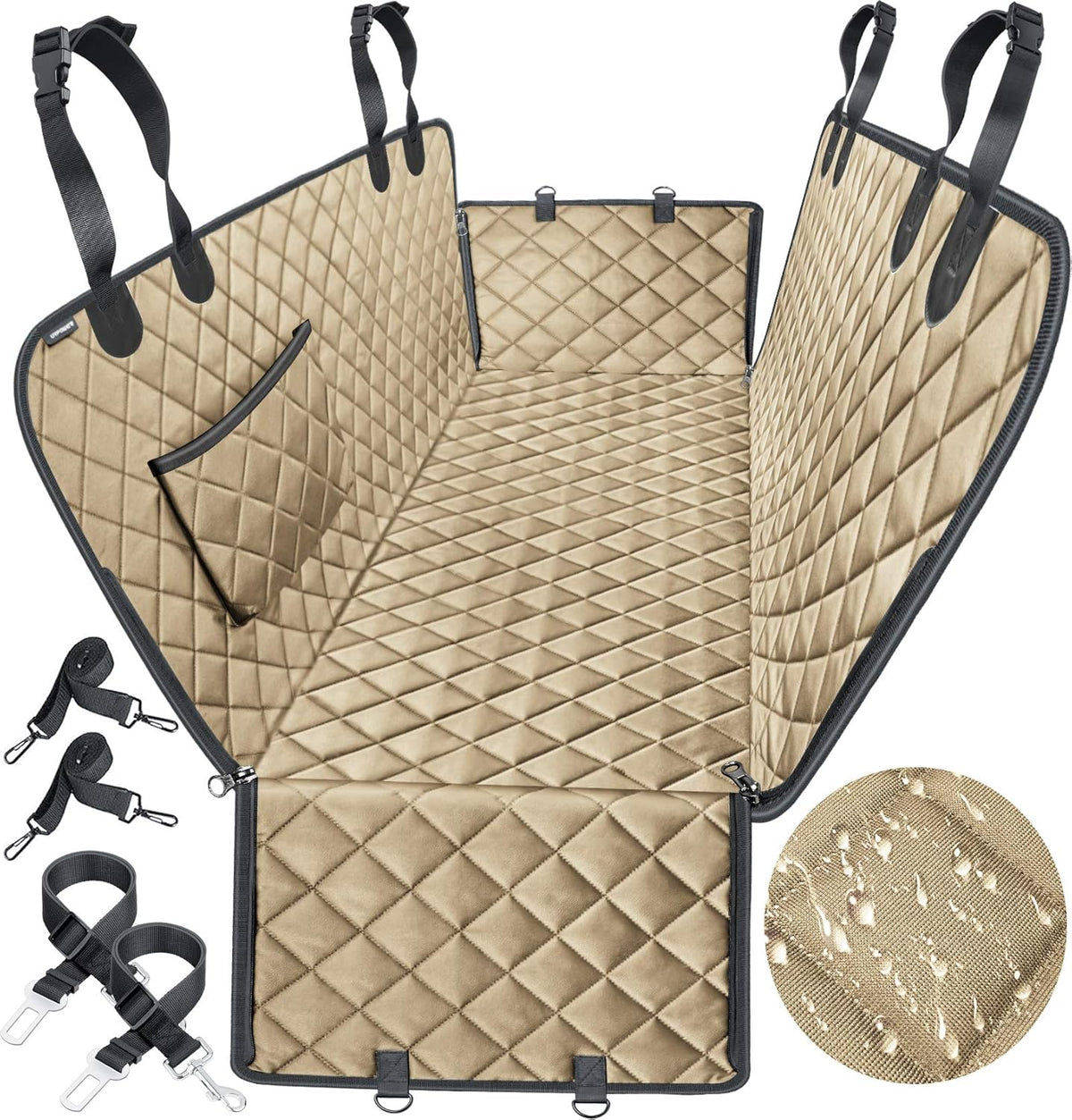 Waterproof 600D Dog Seat Cover Hammock Pack of 2 Q497984