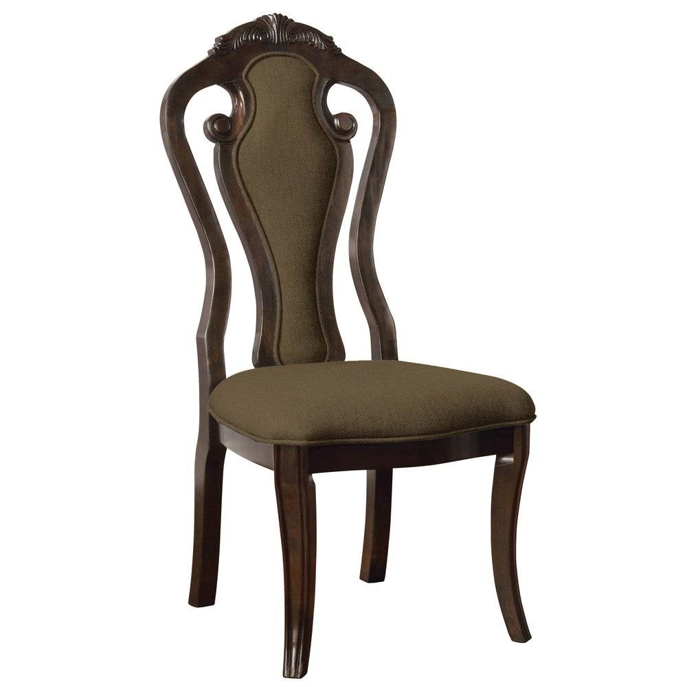 Traditional Walnut Side Chairs (Set of 2) C557364