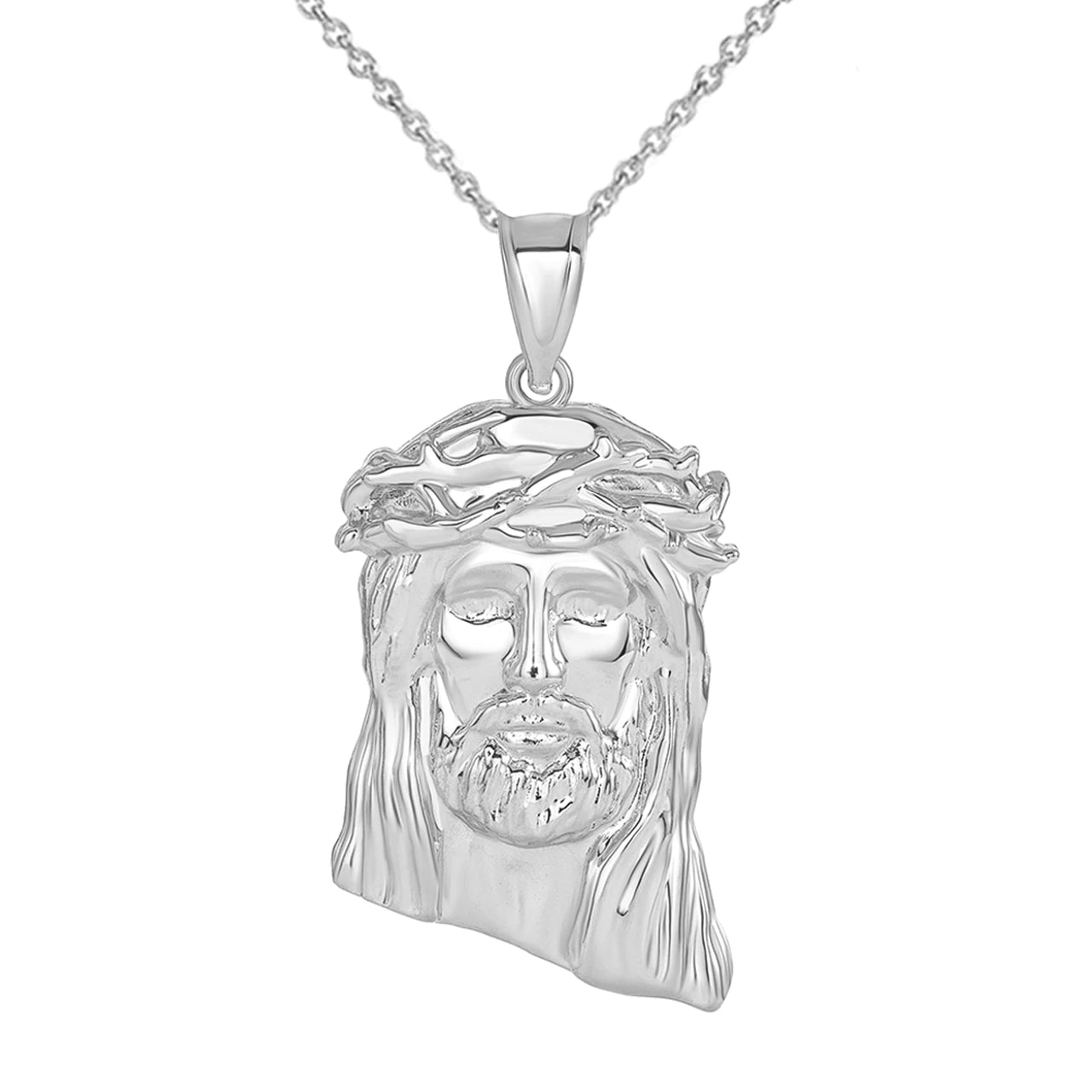 Sterling Silver Pendant Necklace (1.54 IN) R679228