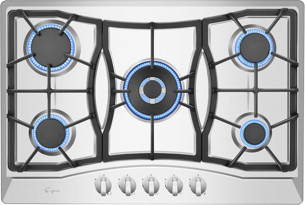 30 in. Stainless Steel Gas Cooktop with 5 Sealed Burners R985577