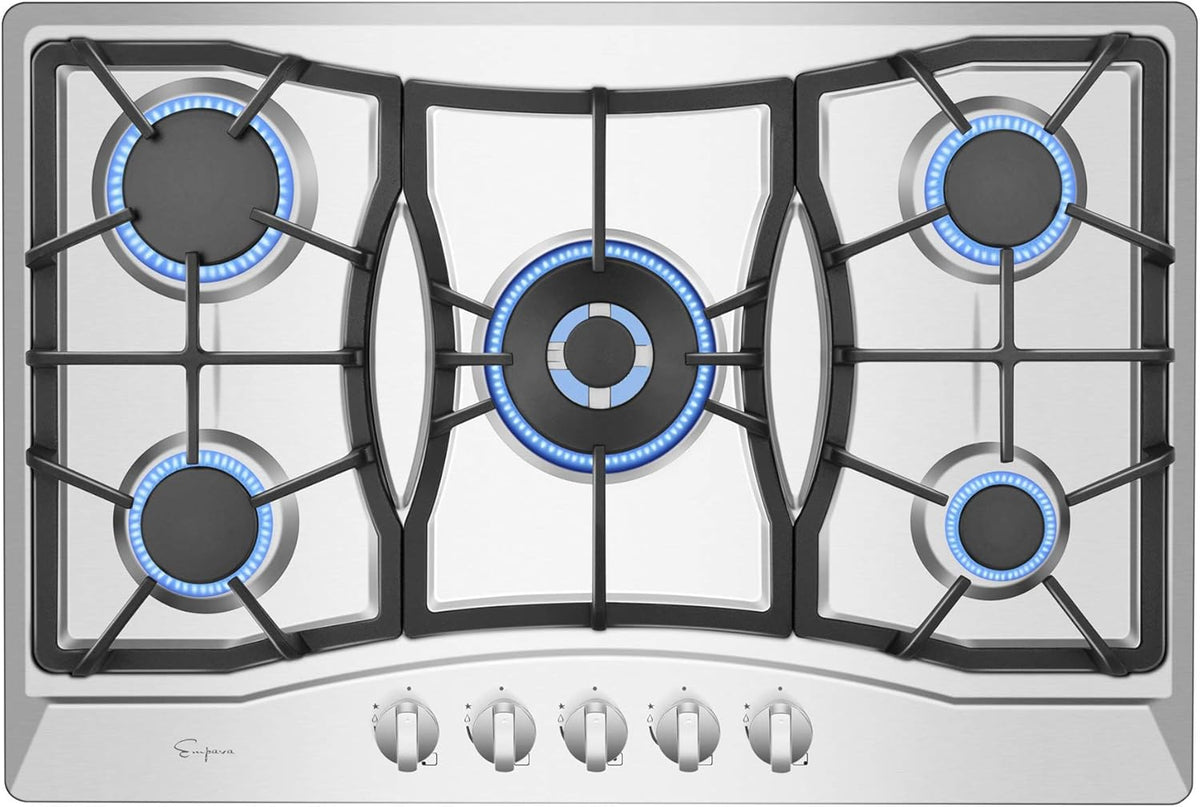 30 in. Stainless Steel Gas Cooktop with 5 Sealed Burners R985577
