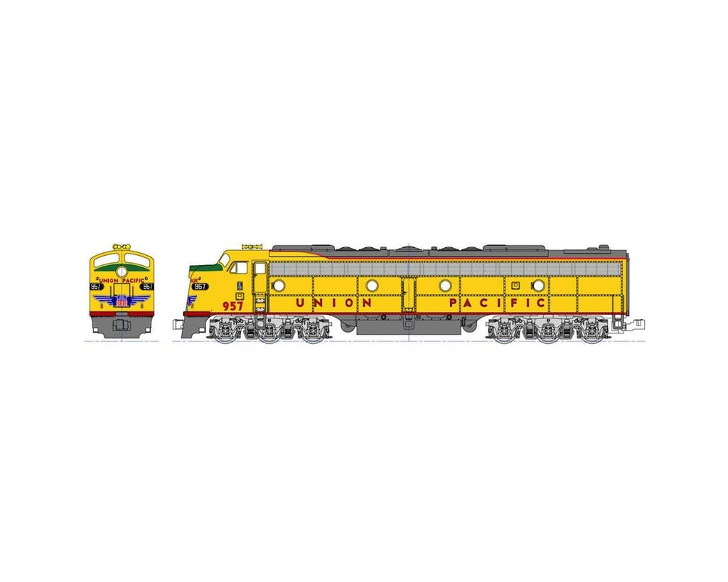 N Scale EMD E9A Union Pacific Nose Herald X57219