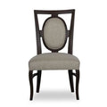 Rustic Straw King Louis Back Side Chair S18416