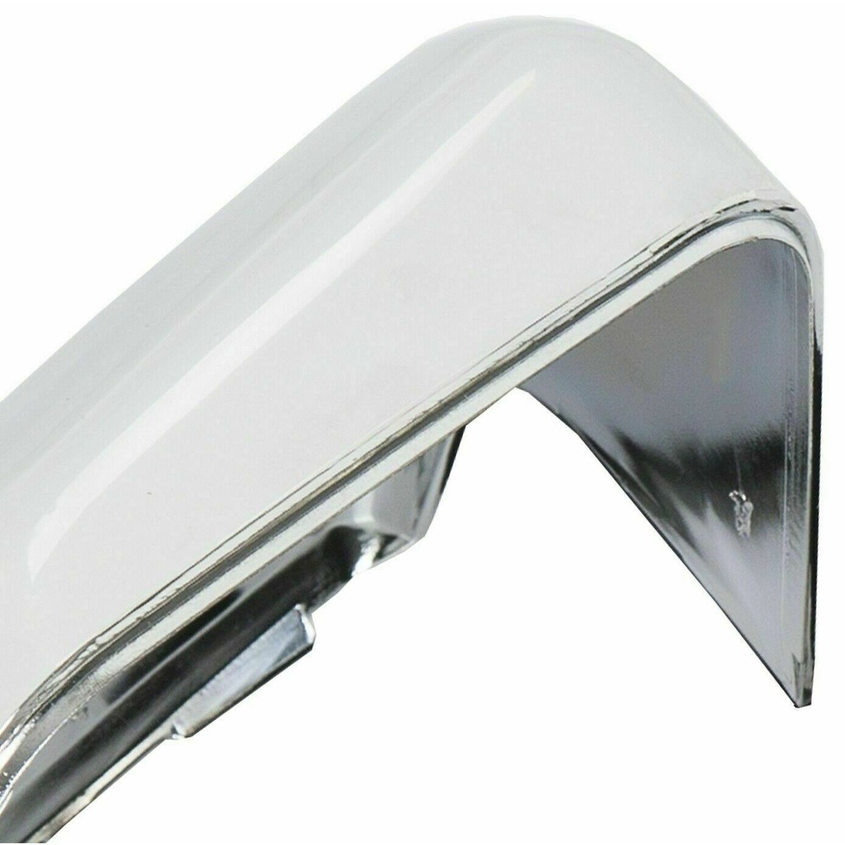 Chrome Pair Top Mirror Covers Caps Z3865