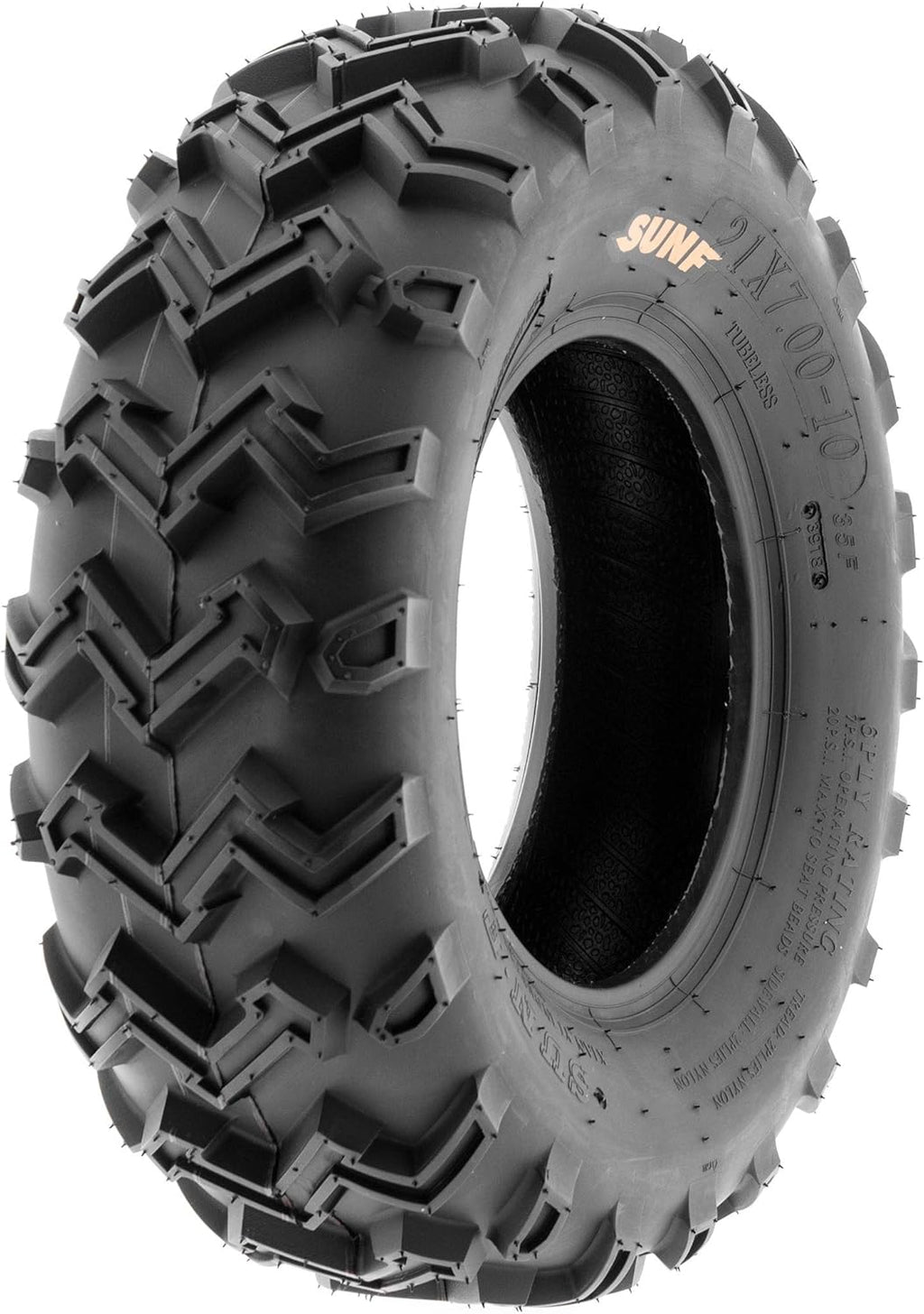 21x7-10 6 PR Directional Tread ATV/UTV Tire Pack of 2 V8665