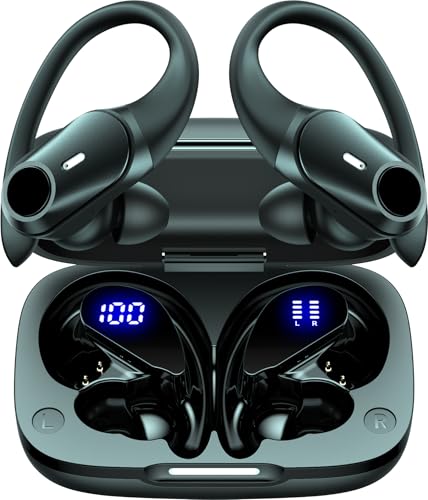 Active Noise Cancelling Wireless Earbuds with Charging Case Black U8159