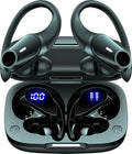 Active Noise Cancelling Wireless Earbuds with Charging Case Black U8159