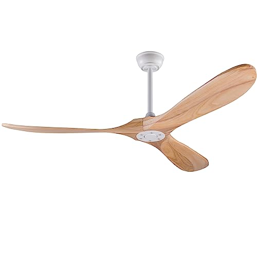 60 inch Solid Wood Ceiling Fan with Remote Control F13481