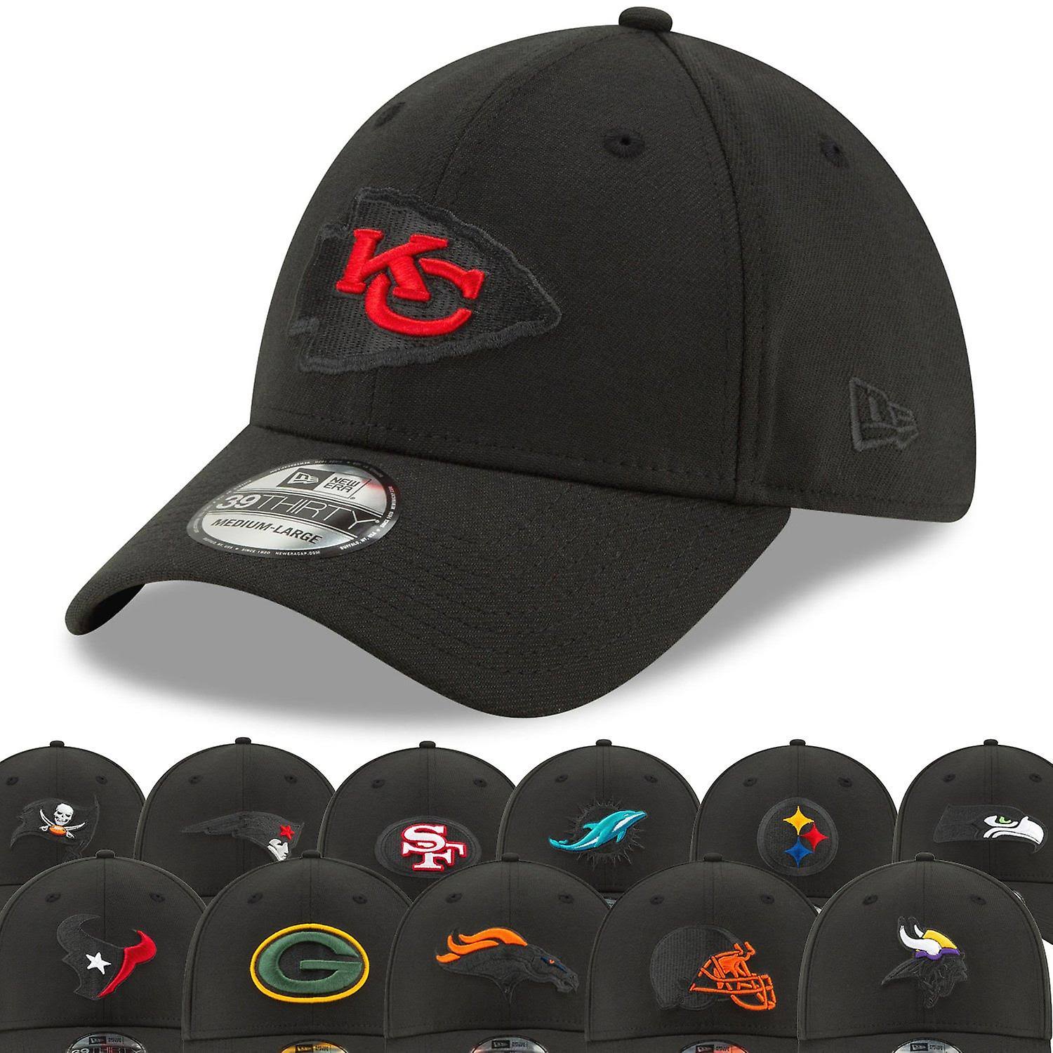 Black Stretch-Fit NFL Cap S671
