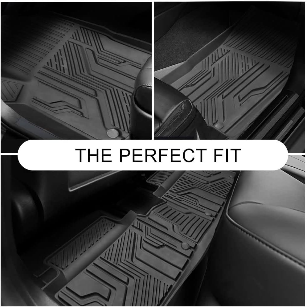 Black Rubber Floor Liner for Chevrolet Equinox N8982