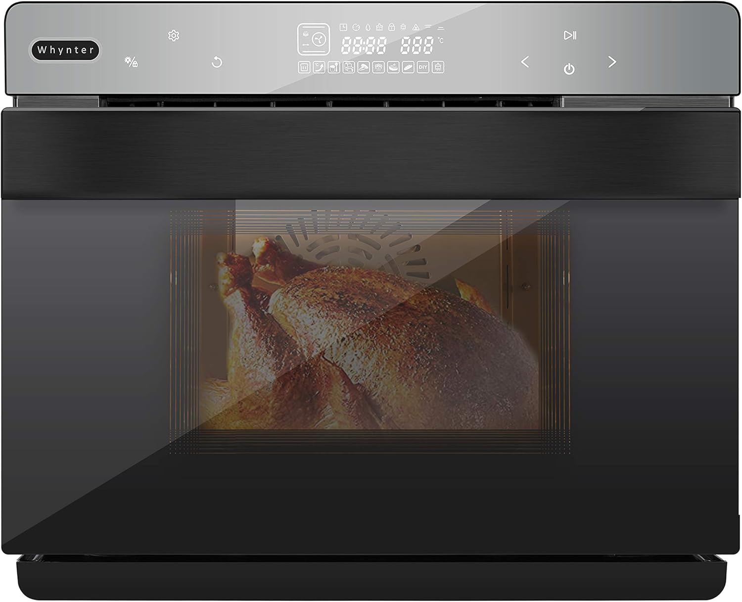 40 Quart Counter-Top Convection Steam Oven, Black Stainless Steel I223