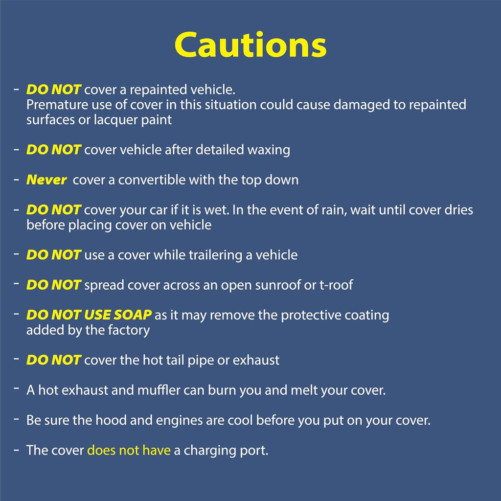 5 Layer Semi Custom Fit Car Cover S34152