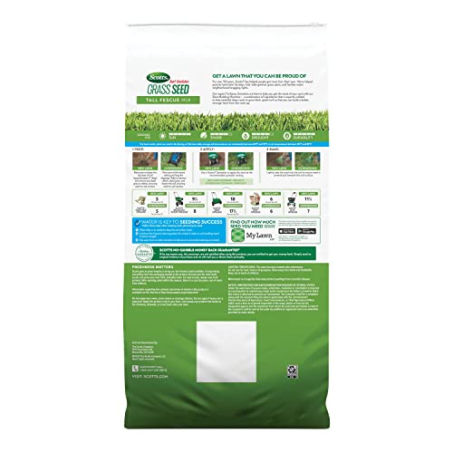 Tall Fescue Grass Seed Mix with Fertilizer and Soil Improver, 5.6 lbs. A7185